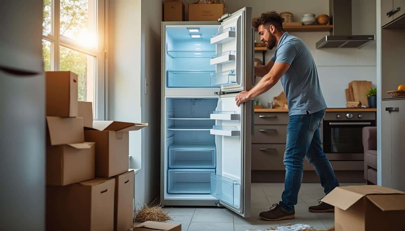 Illustration: Pourquoi faut-il patienter avant de rebrancher un frigo après un déménagement ?