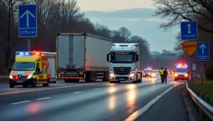 Accident camion à Feurs : circulation, victimes et enquête