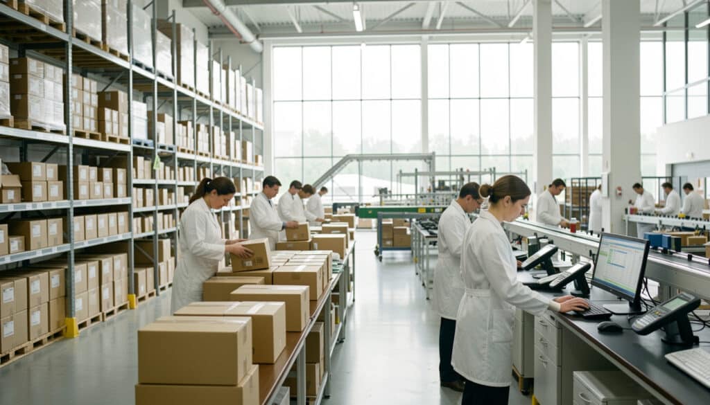 Plateforme logistique e-commerce et gestion des commandes