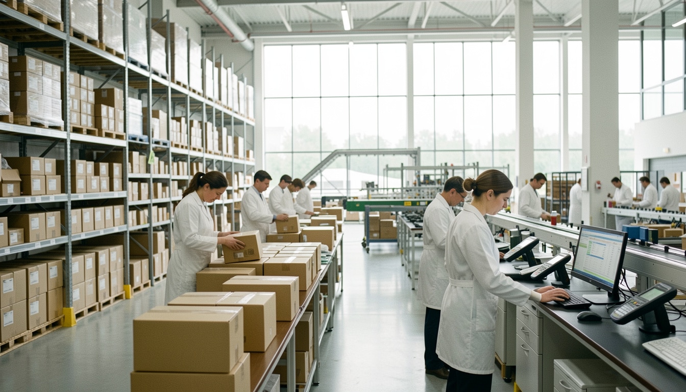 Plateforme logistique e-commerce et gestion des commandes