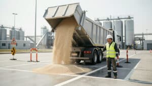 Chargement de vrac en camion : étapes et sécurité