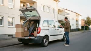 Location de camion avec hayon en aller simple